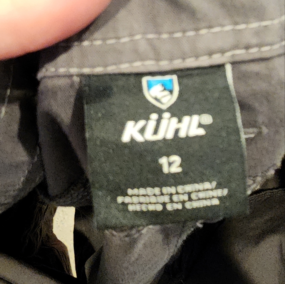 Kuhl Splash Cargo Bermuda Hiking Grey Shorts 6 Pockets Women's Size 12 - Picture 3 of 16